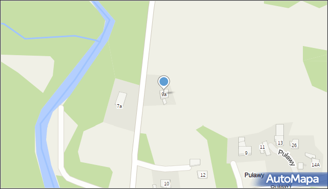 Puławy, Puławy, 9a, mapa Puław
