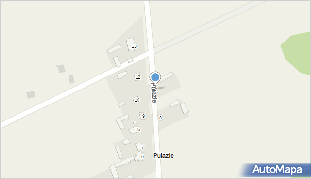 Pułazie, Pułazie, 11, mapa Pułazie