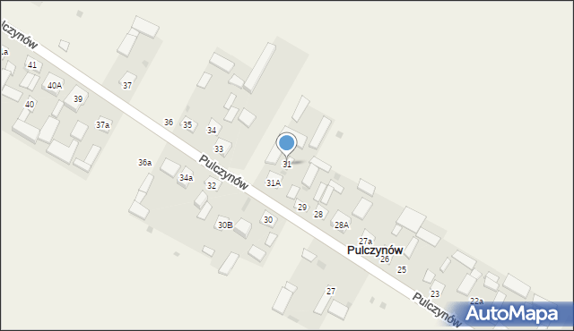 Pulczynów, Pulczynów, 31, mapa Pulczynów