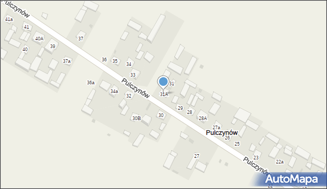 Pulczynów, Pulczynów, 31A, mapa Pulczynów