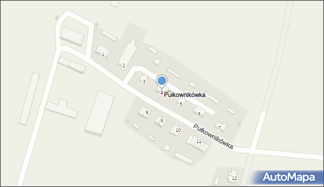 Pułkownikówka, Pułkownikówka, 4, mapa Pułkownikówka