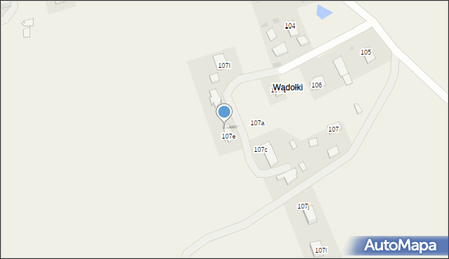 Purda, Purda, 107f, mapa Purda