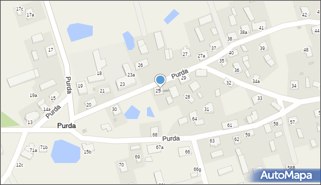 Purda, Purda, 28a, mapa Purda