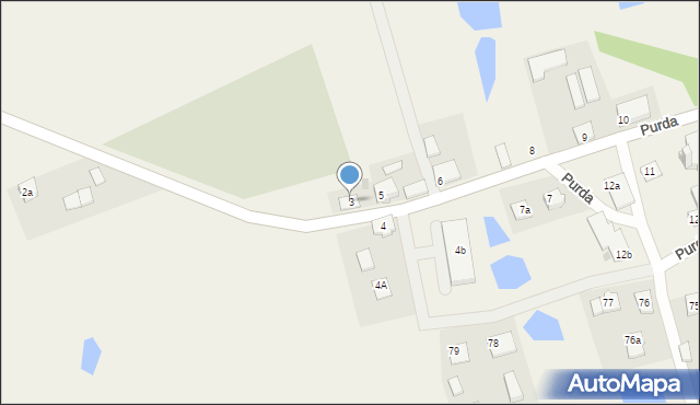 Purda, Purda, 3, mapa Purda