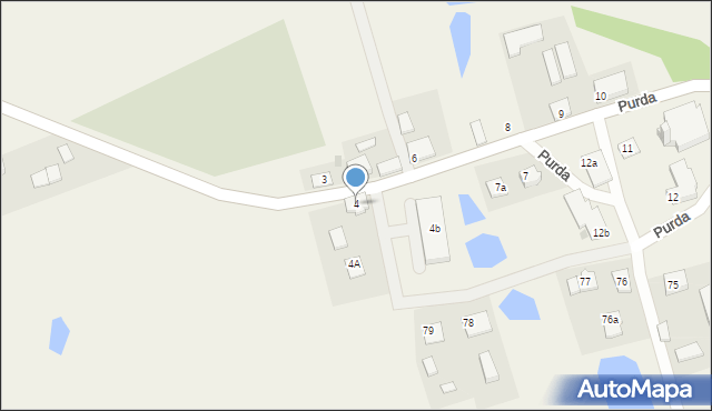 Purda, Purda, 4, mapa Purda