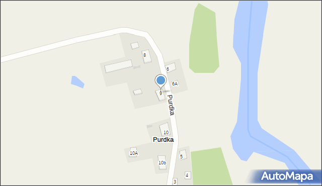 Purdka, Purdka, 9, mapa Purdka