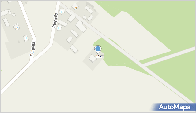 Purgałki, Purgałki, 10A, mapa Purgałki