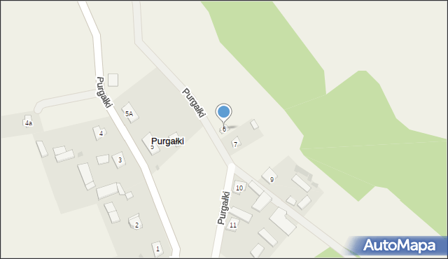 Purgałki, Purgałki, 6, mapa Purgałki