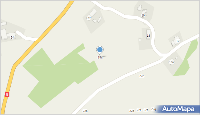 Pustelnik, Pustelnik, 18a, mapa Pustelnik