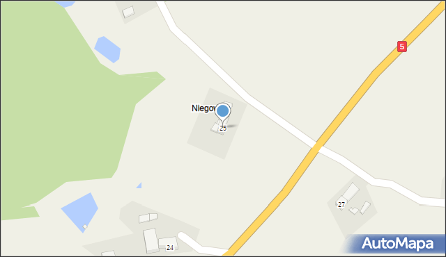 Pustelnik, Pustelnik, 25, mapa Pustelnik