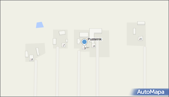 Pustelnik, Pustelnik, 18, mapa Pustelnik