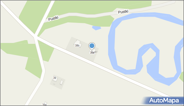 Pustki, Pustki, 38a, mapa Pustki