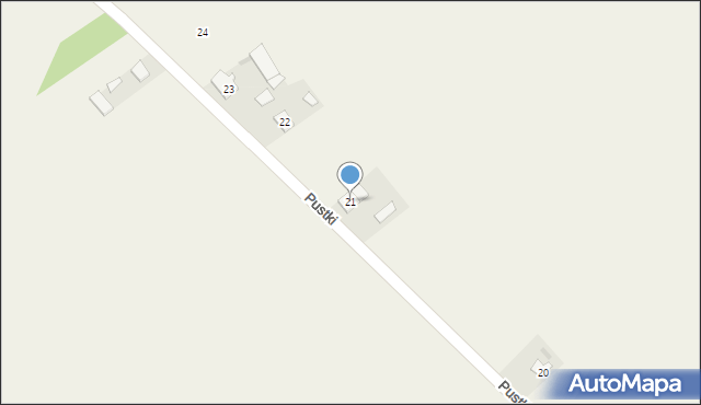 Pustki, Pustki, 21, mapa Pustki