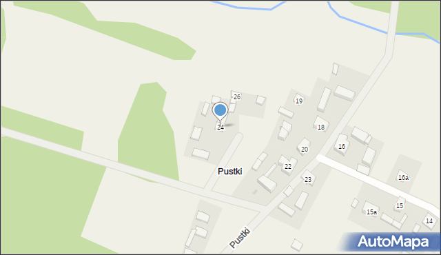 Pustki, Pustki, 24, mapa Pustki