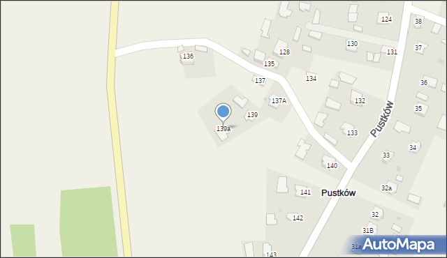 Pustków, Pustków, 139a, mapa Pustków