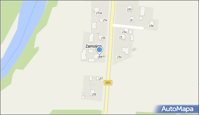 Pustków, Pustków, 156, mapa Pustków