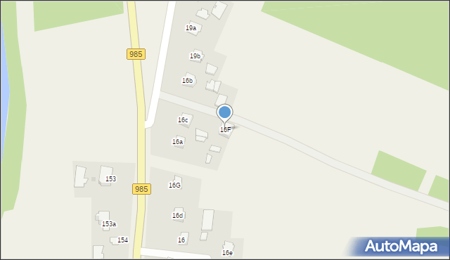 Pustków, Pustków, 16F, mapa Pustków