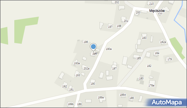 Pustków, Pustków, 195a, mapa Pustków