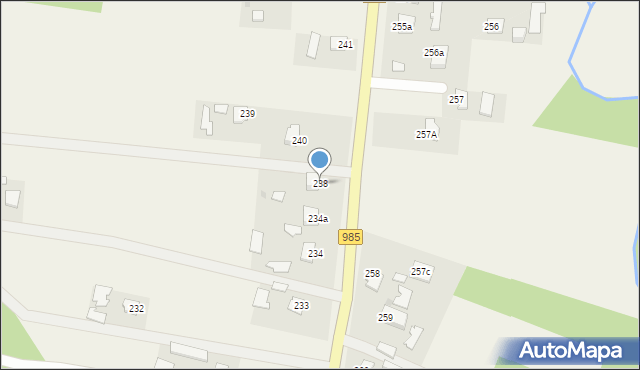 Pustków, Pustków, 238, mapa Pustków