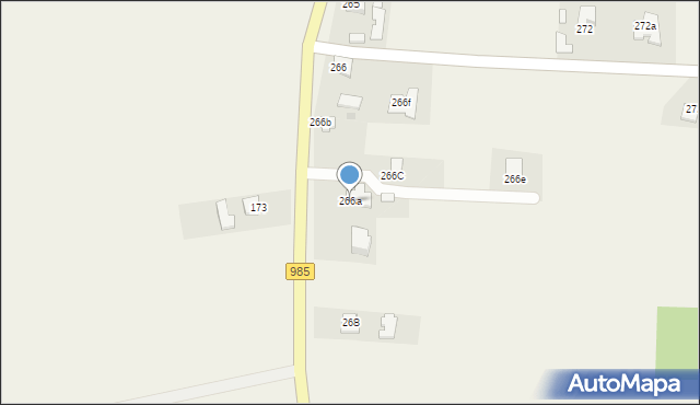 Pustków, Pustków, 266a, mapa Pustków