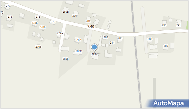 Pustków, Pustków, 283a, mapa Pustków