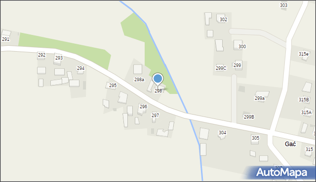 Pustków, Pustków, 298, mapa Pustków