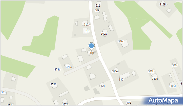 Pustków, Pustków, 378, mapa Pustków