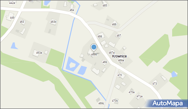 Pustków, Pustków, 469b, mapa Pustków