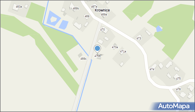 Pustków, Pustków, 470b, mapa Pustków