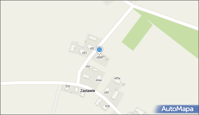 Pustków, Pustków, 494b, mapa Pustków