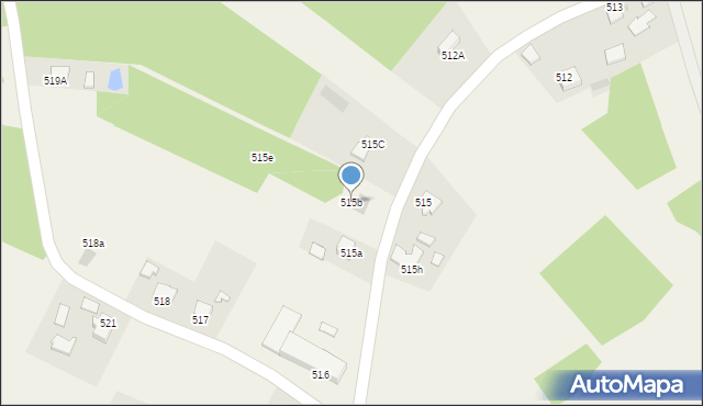 Pustków, Pustków, 515b, mapa Pustków