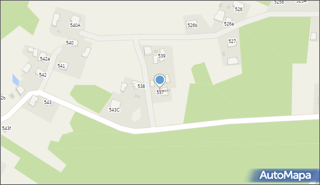 Pustków, Pustków, 537, mapa Pustków