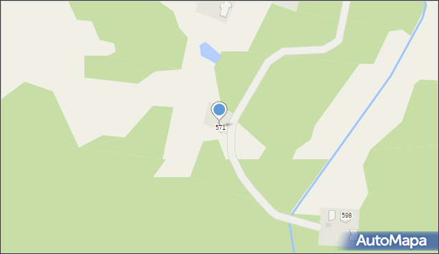 Pustków, Pustków, 571, mapa Pustków