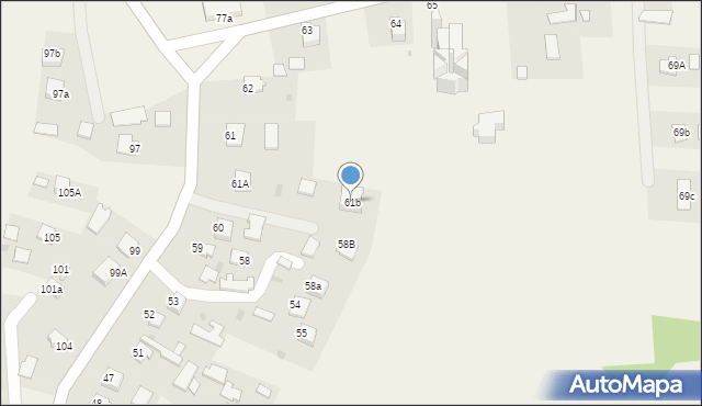 Pustków, Pustków, 61b, mapa Pustków