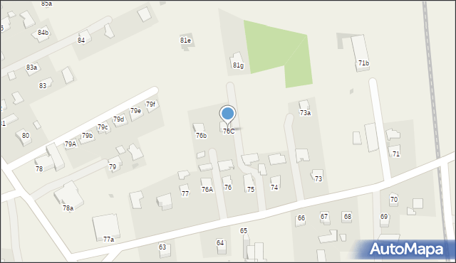 Pustków, Pustków, 76C, mapa Pustków