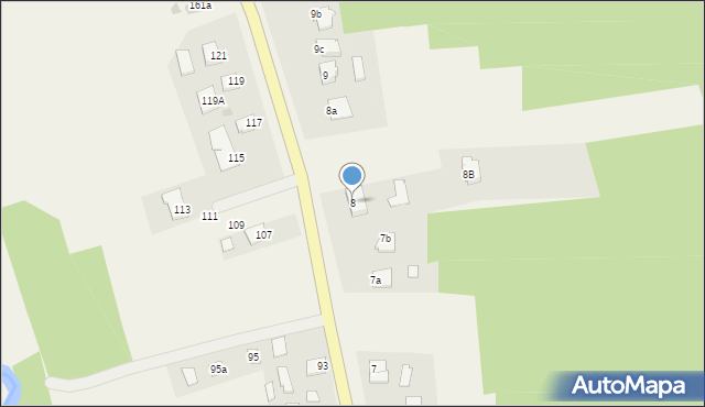 Pustków, Pustków, 8, mapa Pustków