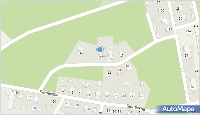 Pustków-Osiedle, Pustków-Osiedle, 13, mapa Pustków-Osiedle