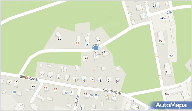 Pustków-Osiedle, Pustków-Osiedle, 14, mapa Pustków-Osiedle
