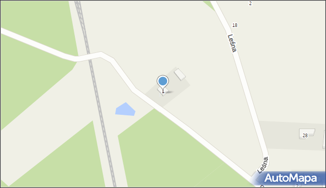 Pustkowa Góra, Pustkowa Góra, 1A, mapa Pustkowa Góra