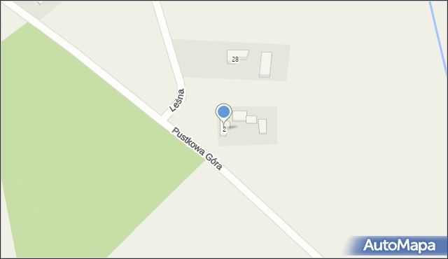 Pustkowa Góra, Pustkowa Góra, 2, mapa Pustkowa Góra