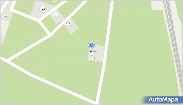 Pustkowa Góra, Pustkowa Góra, 22, mapa Pustkowa Góra