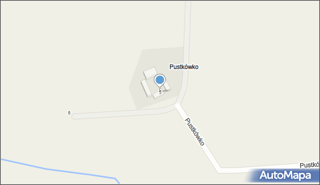 Pustkówko, Pustkówko, 5, mapa Pustkówko