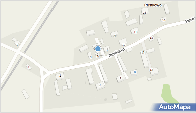 Pustkowo, Pustkowo, 5a, mapa Pustkowo