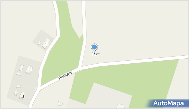 Pustowo, Pustowo, 16a, mapa Pustowo
