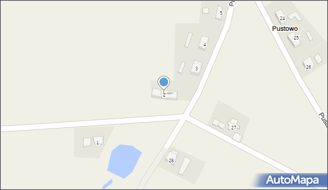 Pustowo, Pustowo, 2, mapa Pustowo