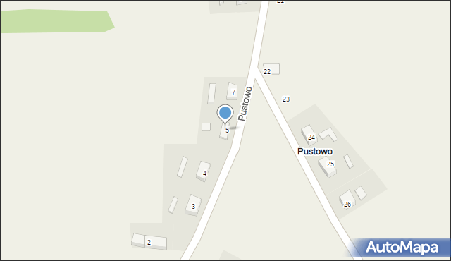 Pustowo, Pustowo, 6, mapa Pustowo