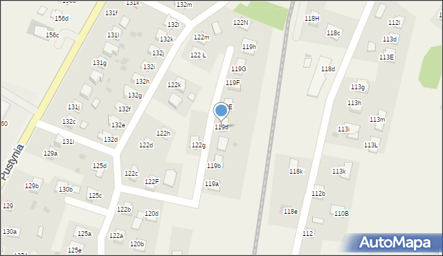 Pustynia, Pustynia, 119d, mapa Pustynia