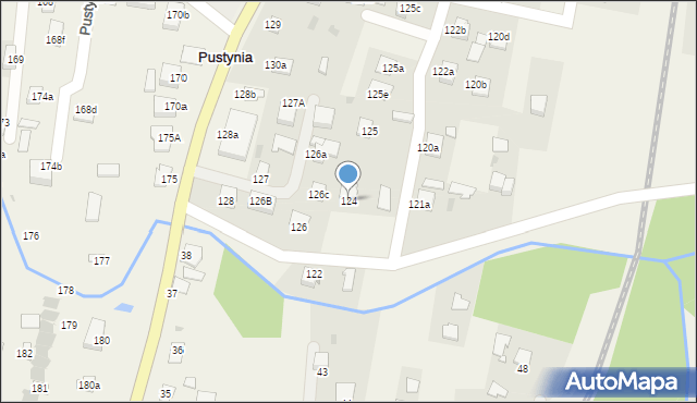 Pustynia, Pustynia, 124, mapa Pustynia