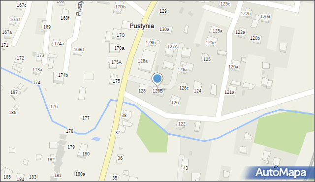 Pustynia, Pustynia, 126B, mapa Pustynia