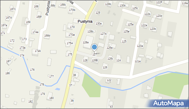 Pustynia, Pustynia, 127, mapa Pustynia